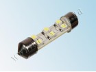 Светодиодная автолампа T10, 35mm, 6pcs 3528 12V
